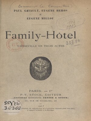 cover image of Family-hôtel